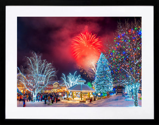 Leavenworth Fireworks 26x21 Framed